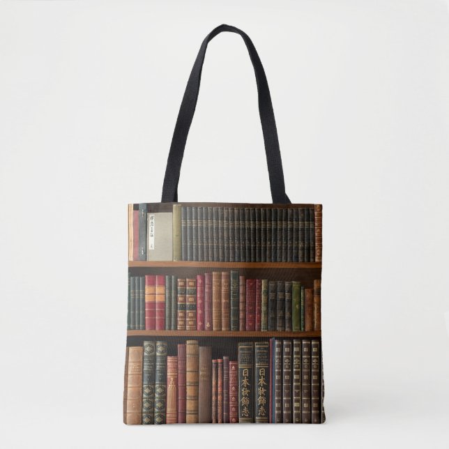 Bolso De Tela Amante de libros antiguos (Anverso)