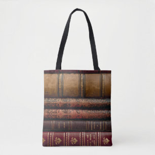 Bolso De Tela Amante de libros antiguos