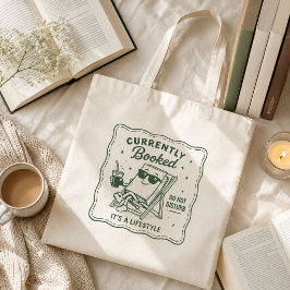 Bolso De Tela Amante de Libros Divertido Actualmente Reservado A