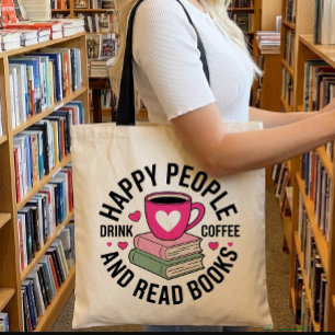 Bolso De Tela Amante de libros divertidos Adicta al café Friki d
