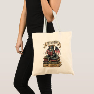 Bolso De Tela Amante de Libros Divertidos, Bibliófilo de Fantasí