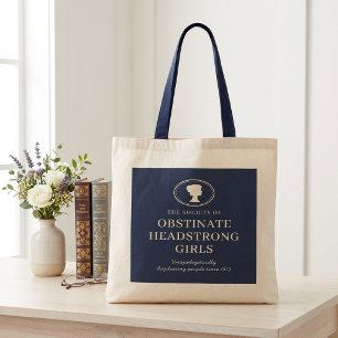 Bolso De Tela Amante de los libros divertido cita literaria azul