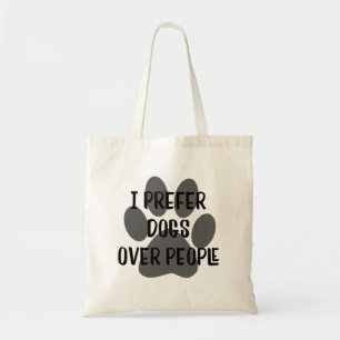 Bolso De Tela amante de los perros, bebé de piel, curiosa cita