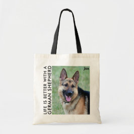Bolso De Tela Amante de Pastor Alemán Mamá Perro Personalizado