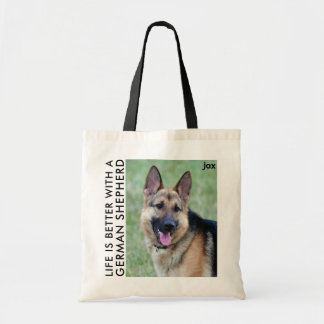Bolso De Tela Amante de Pastor Alemán Mamá Perro Personalizado