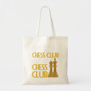 Bolso De Tela Amante del ajedrez Qué Sucede En El Humor Del Clu