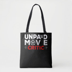 Bolso De Tela Amante del cine crítico no pagado