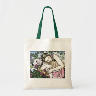 Bolso De Tela Amante del galgo