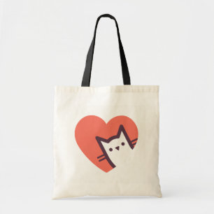Bolso De Tela Amante del gato