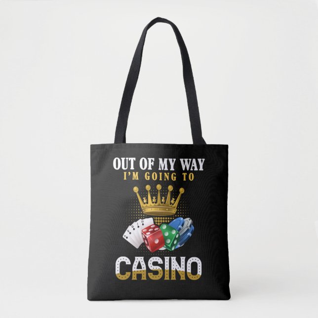 Bolso De Tela Amante del Jackpot del Casino Gracioso (Anverso)