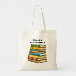 Bolso De Tela Amante del libro de nombres personalizado