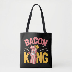 Bolso De Tela Amante del Rey del Tocino Hombres