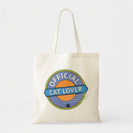 Bolso De Tela Amante Oficial de Gatos