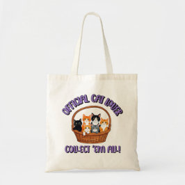 Bolso De Tela Amante Oficial del Gato - Recolectar ‘Todos