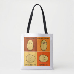 Bolso De Tela Amante Vegano Keto Papa Spud Tuberculo Tater