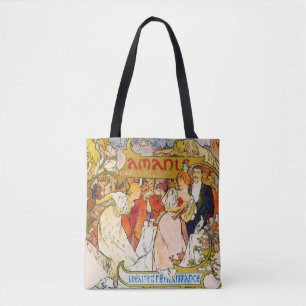 Bolso De Tela Amantes, Alphonse Mucha