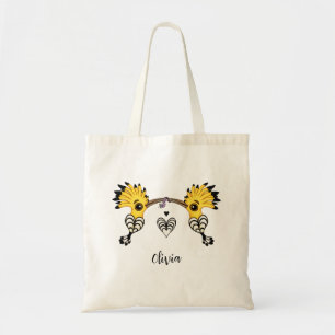Bolso De Tela Amantes de la hoopoe