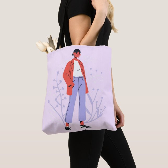 Bolso De Tela Amantes de la moda (Detalle)