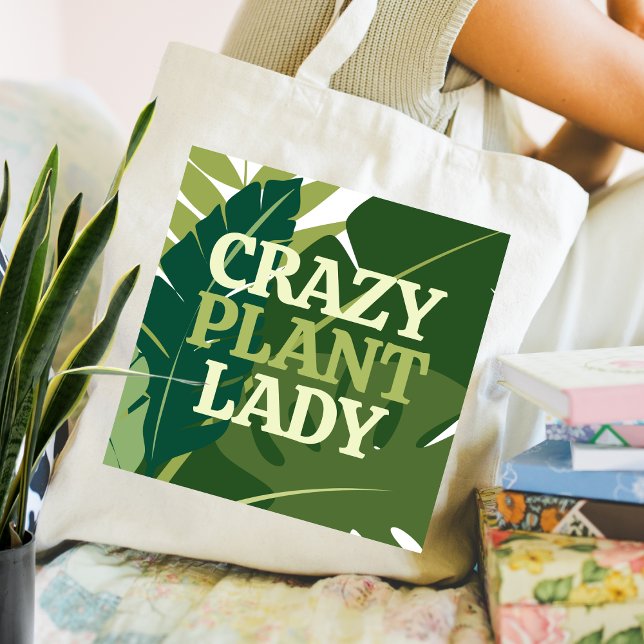Bolso De Tela Amantes de la planta de la dama loca (Subido por el creador)