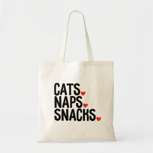 Bolso De Tela Amantes de Napas de Gatos - Amantes de Gatos