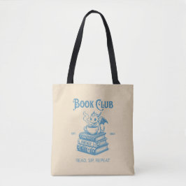 Bolso De Tela Amantes del "Book Club Fantasy Dragon"