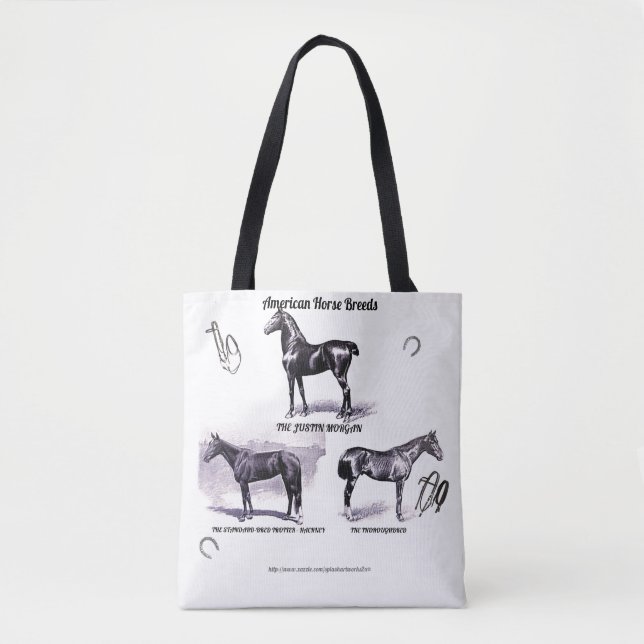 Bolso De Tela "Amantes del caballo" (Anverso)