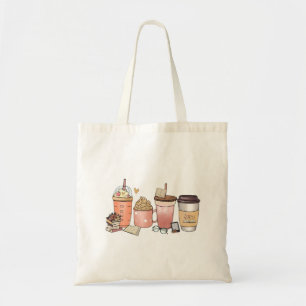 Bolso De Tela Amantes del café y la literatura
