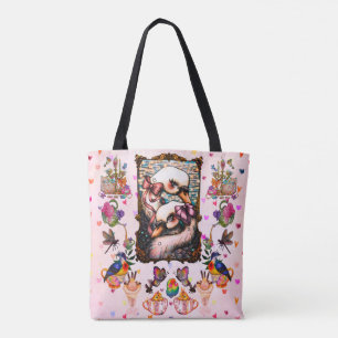 Bolso De Tela Amantes del cisne