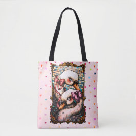 Bolso De Tela Amantes del cisne