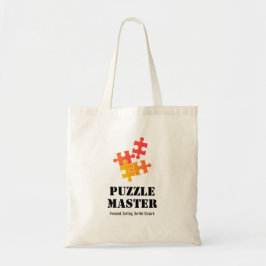Bolso De Tela Amantes del Rompecabezas Jigsaw Cita Divertida