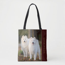 Bolso De Tela Amantes del samoyedo