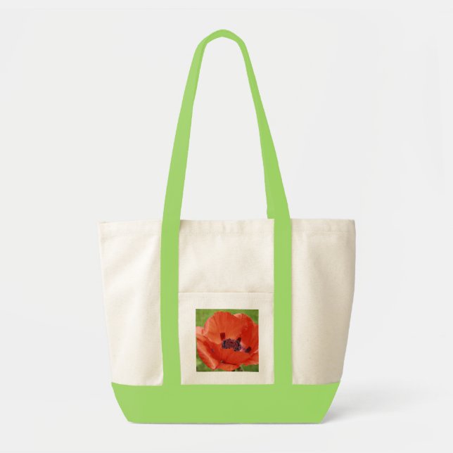 Bolso De Tela Amapola del escarlata (Frente)