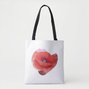 Bolso De Tela Amapola roja