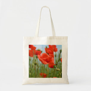 Bolso De Tela Amapola roja
