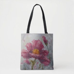 Bolso De Tela Amapola rosada
