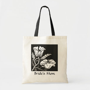 Bolso De Tela Amapolas de Beardsley Nouveau que casan el tote