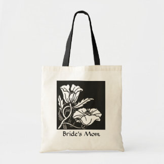 Bolso De Tela Amapolas de Beardsley Nouveau que casan el tote
