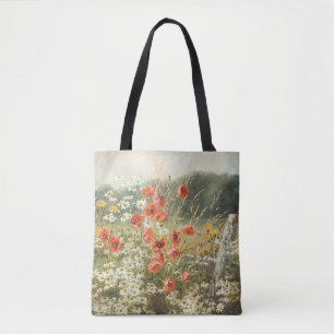 Bolso De Tela Amapolas y margaritas de Anthonore Christensen
