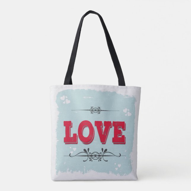 Bolso De Tela Amar (Reverso)