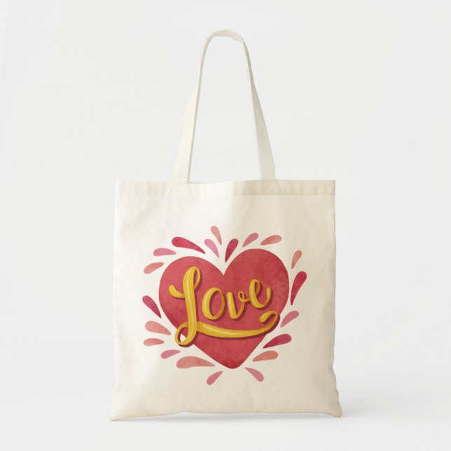 Bolso De Tela Amar (Frente)