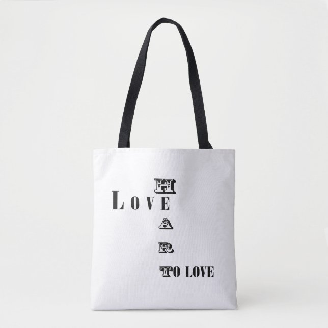 Bolso De Tela Amar (Anverso)