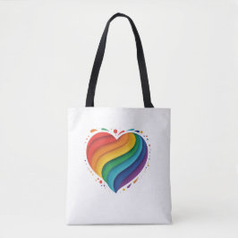 Bolso De Tela Amar el arcoiris