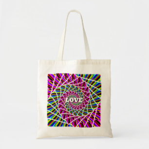 Bolso De Tela AMAR LA PAZ ( puedes cambiar las palabras )