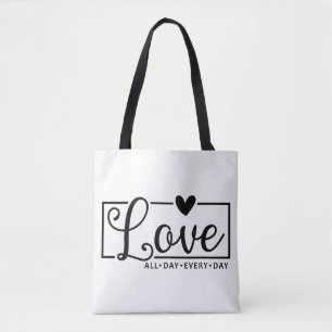 Bolso De Tela Amar todo el día