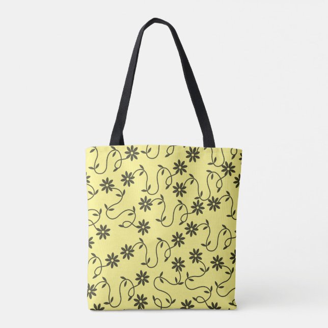 Bolso De Tela Amarillo (Reverso)