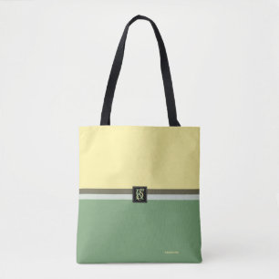 Bolso De Tela Amarillo claro simple y color espárrago verde dos