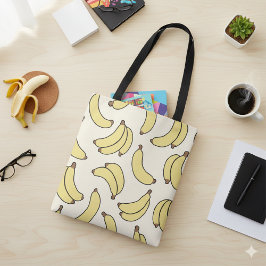 Bolso De Tela Amarillo de la mantequilla del desfile bananero