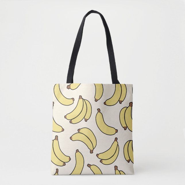 Bolso De Tela Amarillo de la mantequilla del desfile bananero (Anverso)