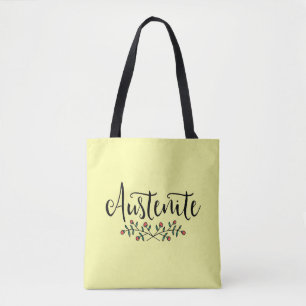 Bolso De Tela Amarillo floral de la austenita estudioso