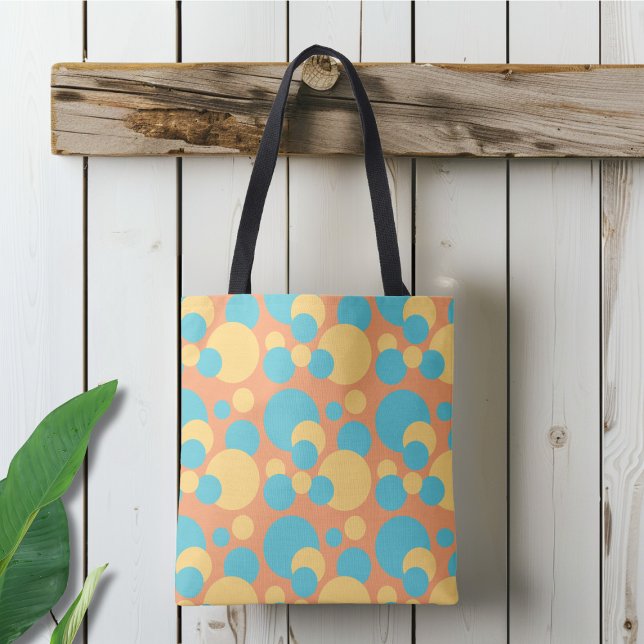 Bolso De Tela Amarillo retro y azul (Subido por el creador)